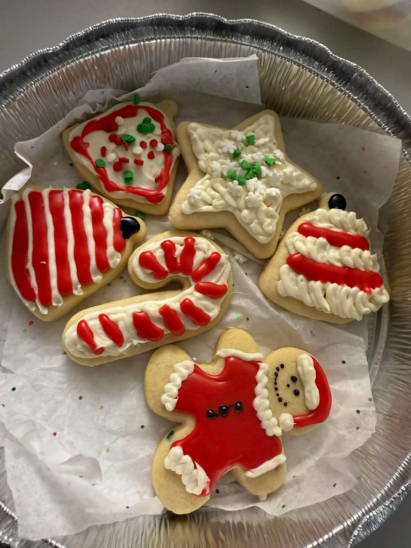 Custom Christmas sugar cookies by Lupica's Sweet Treats in DeLand Florida